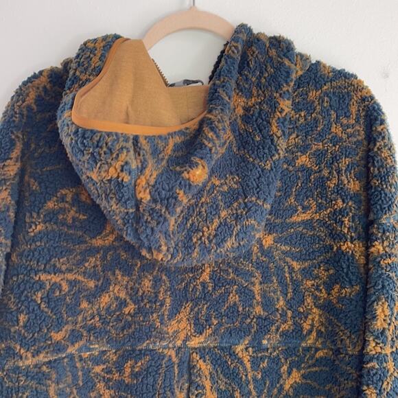 Prana Polar Escape 1/4 zip teddy plush hooded pullover sweatshirt sz XS - Picture 9 of 10